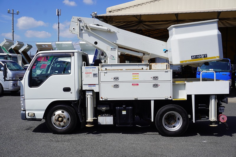 いすゞ エルフ 小型 高所・建柱車 高所作業車 電工仕様の中古トラック画像5