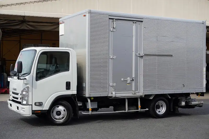 いすゞ エルフ 小型 アルミバン パワーゲート サイドドア の中古トラック【車両No.170093】