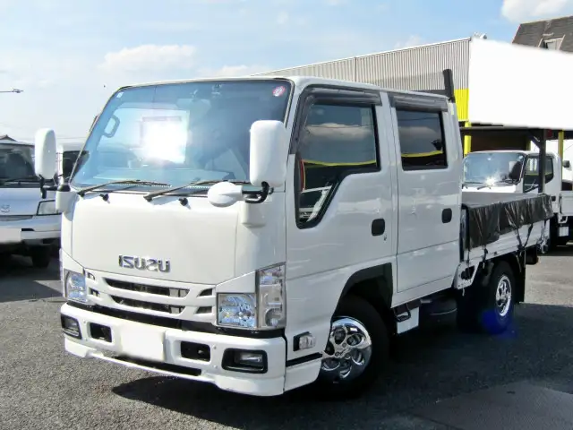 いすゞ エルフ 小型 平ボディ Wキャブ 2RG-NJR88A の中古トラック【車両No.170012】