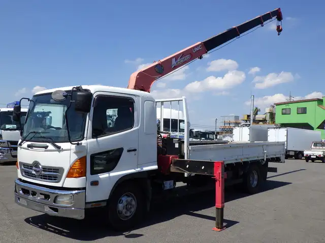 日野 レンジャー 中型/増トン クレーン付 床鉄板 5段 の中古トラック【車両No.170281】