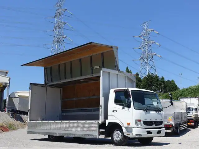 三菱 ファイター 中型/増トン ウイング QKG-FK72FZ H27 の中古トラック【車両No.170259】