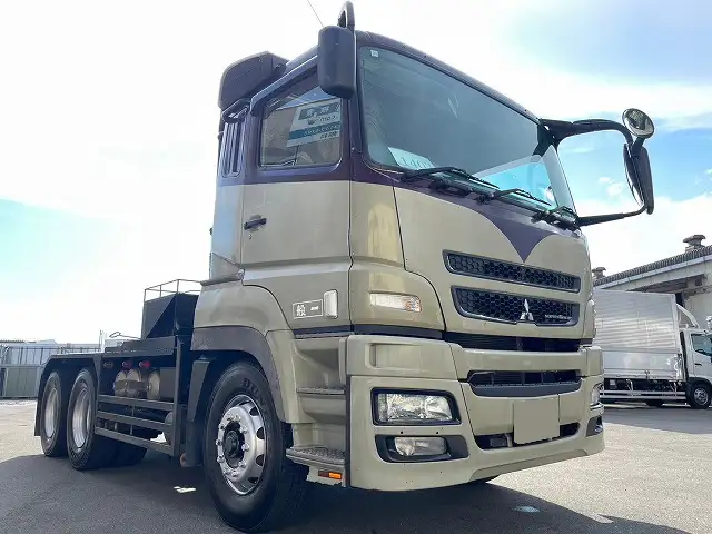 三菱 スーパーグレート 大型 トラクター 2デフ ベッド の中古トラック【車両No.170206】