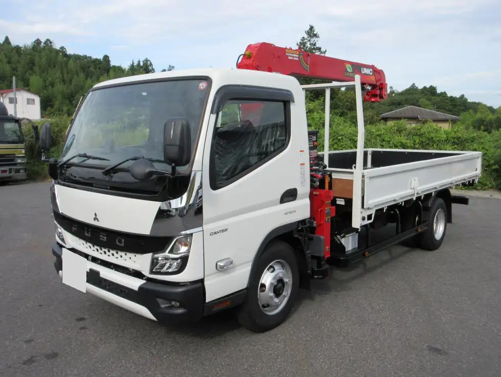 三菱 キャンター 小型 クレーン付 4段 ラジコン の中古トラック【車両No.170327】