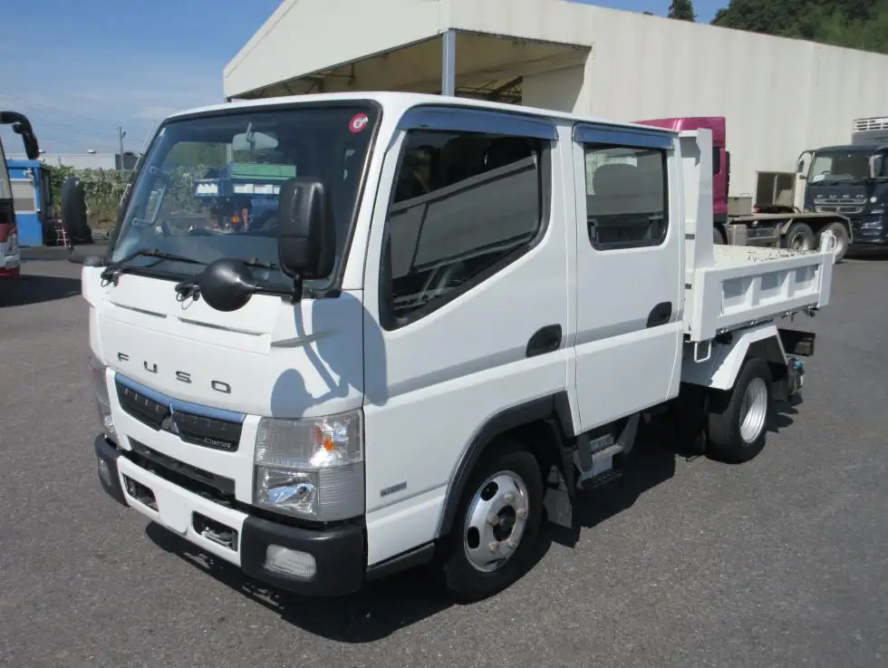 三菱 キャンター 小型 ダンプ Wキャブ TPG-FBA20 の中古トラック【車両No.170323】