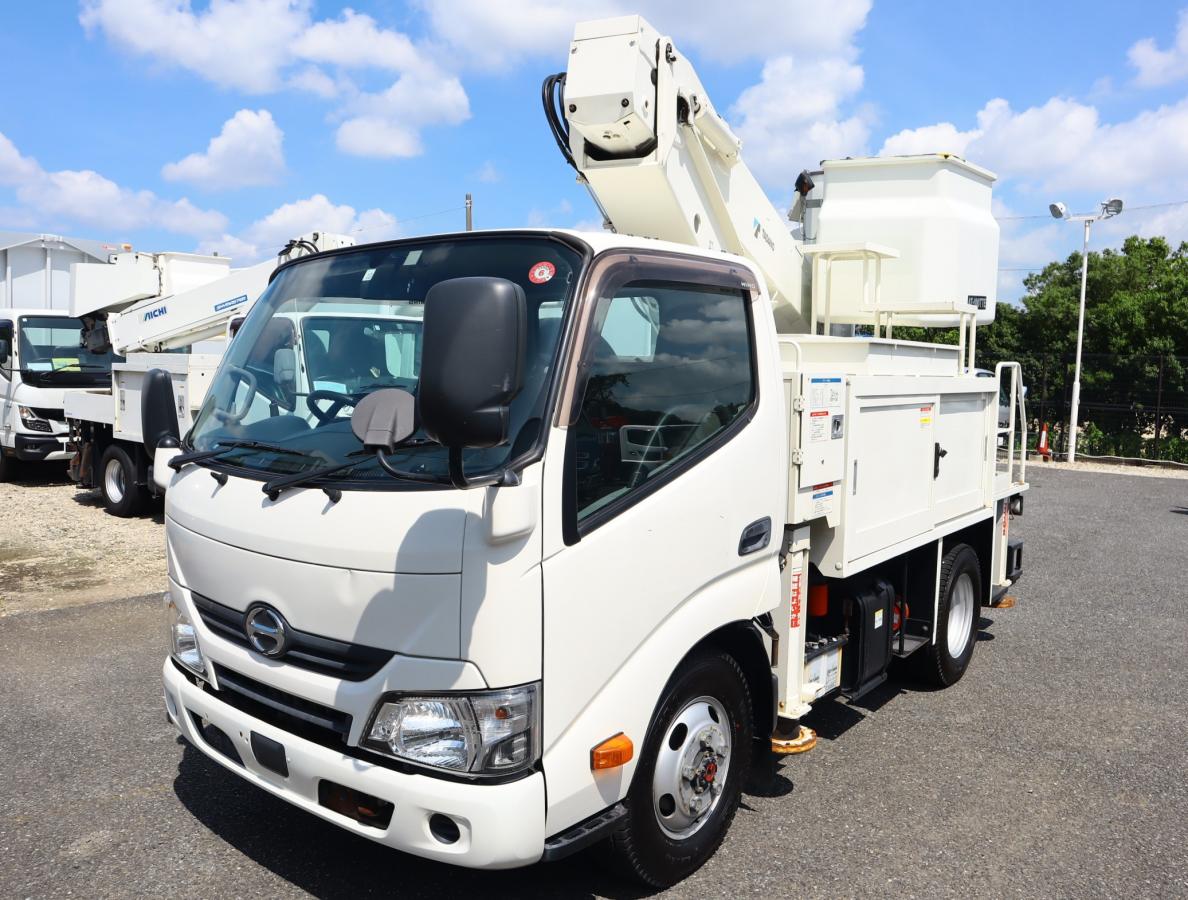 日野 デュトロ 小型 高所・建柱車 高所作業車 電工仕様｜画像1