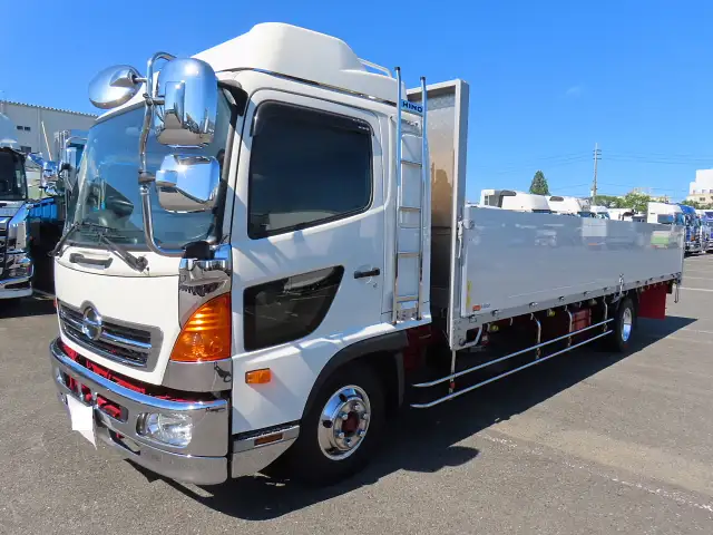日野 レンジャー 中型/増トン 平ボディ 床鉄板 アルミブロック の中古トラック【車両No.170208】