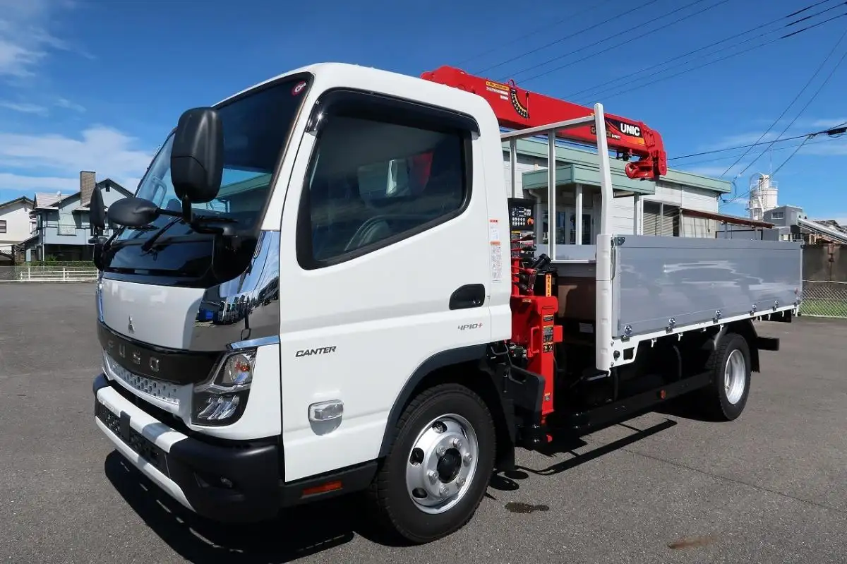 三菱 キャンター 小型 クレーン付 アルミブロック 4段 の中古トラック【車両No.170291】