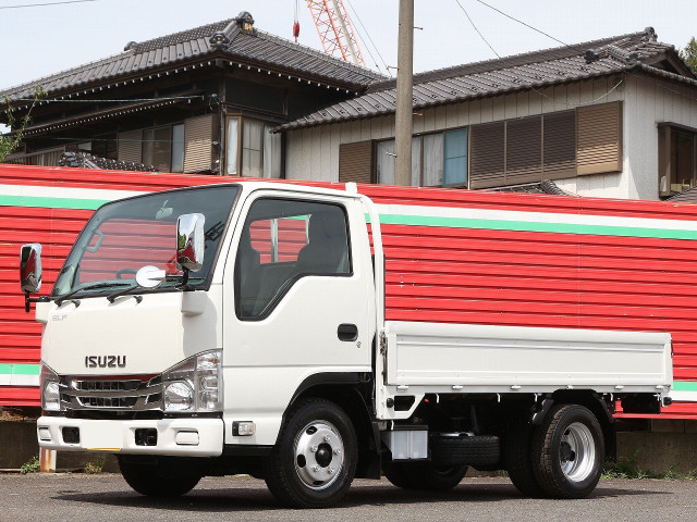 いすゞ エルフ 小型 平ボディ TPG-NJR85A H29｜画像1