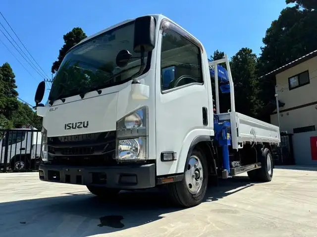 いすゞ エルフ 小型 クレーン付 4段 ラジコン の中古トラック【車両No.170158】