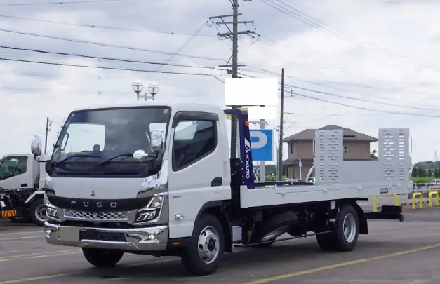 三菱 キャンター 小型 車両重機運搬 ラジコン ウインチ の中古トラック【車両No.170694】