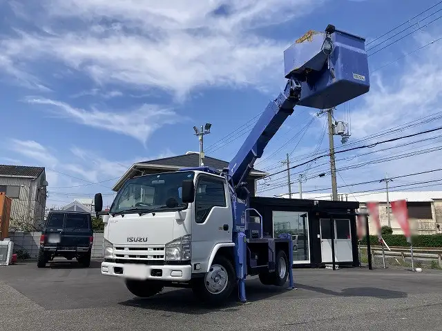 いすゞ エルフ 小型 高所・建柱車 高所作業車 電工仕様 の中古トラック【車両No.170646】
