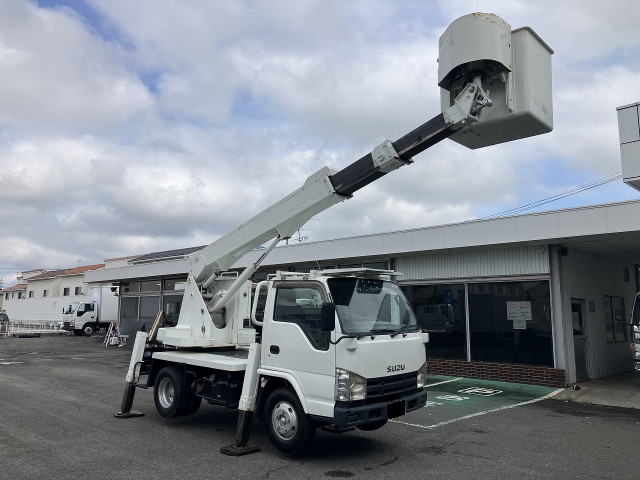 いすゞ エルフ 小型 高所・建柱車 高所作業車 電工仕様の中古トラック画像5