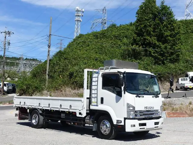 いすゞ フォワード 中型/増トン 平ボディ 床鉄板 ベッド の中古トラック【車両No.170810】