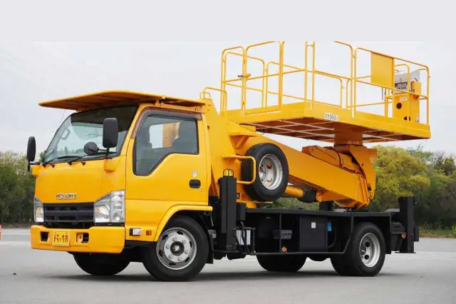 いすゞ エルフ 小型 高所・建柱車 高所作業車 SKG-NKR85YN の中古トラック【車両No.170933】