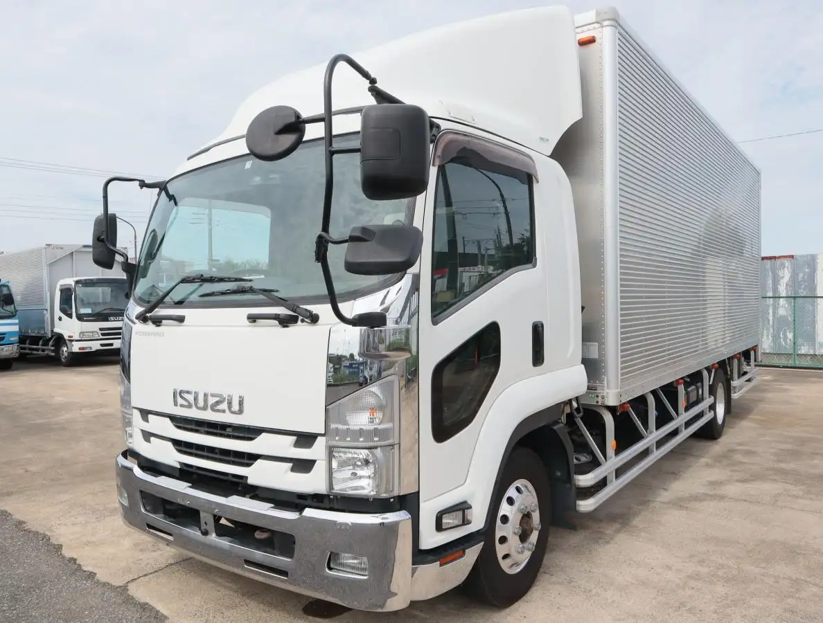 いすゞ フォワード 中型/増トン アルミバン パワーゲート ベッド の中古トラック【車両No.170555】