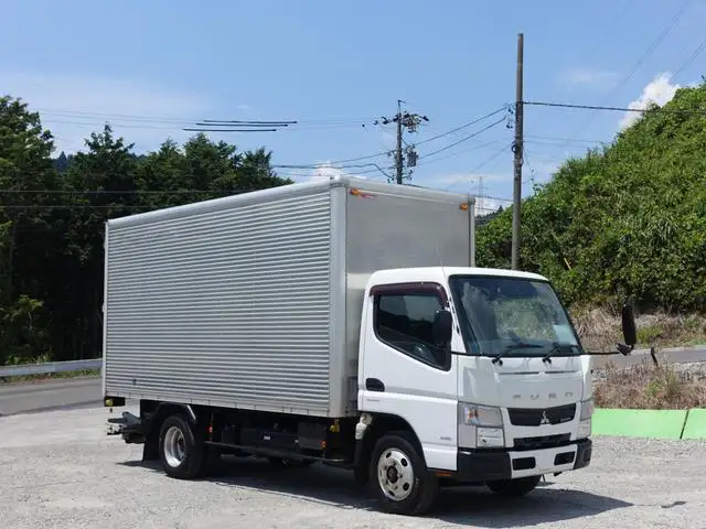 三菱 キャンター 小型 アルミバン パワーゲート サイドドア の中古トラック【車両No.171253】
