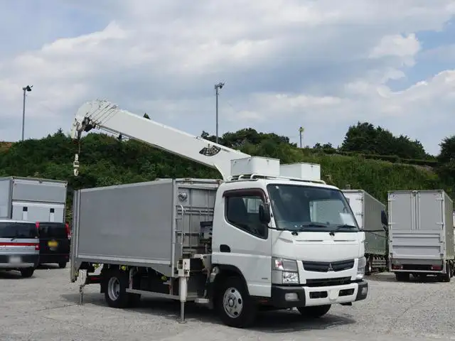 三菱 キャンター 小型 クレーン付 パワーゲート 床鉄板 の中古トラック【車両No.171258】