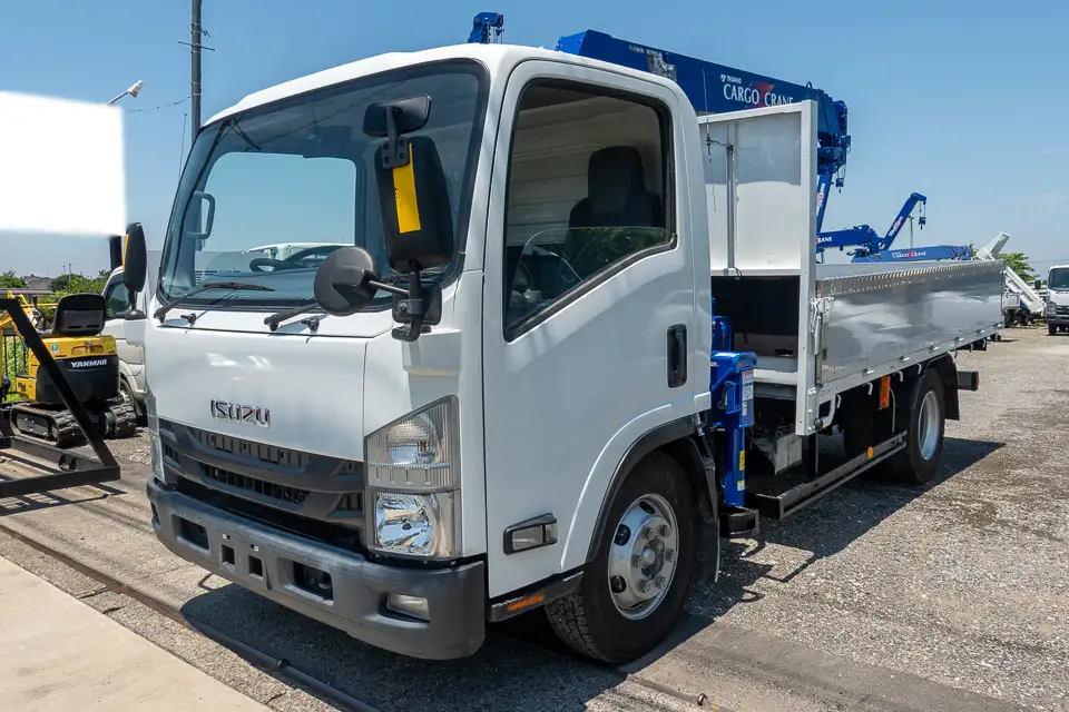 いすゞ エルフ 小型 クレーン付 アルミブロック 4段 の中古トラック【車両No.171319】