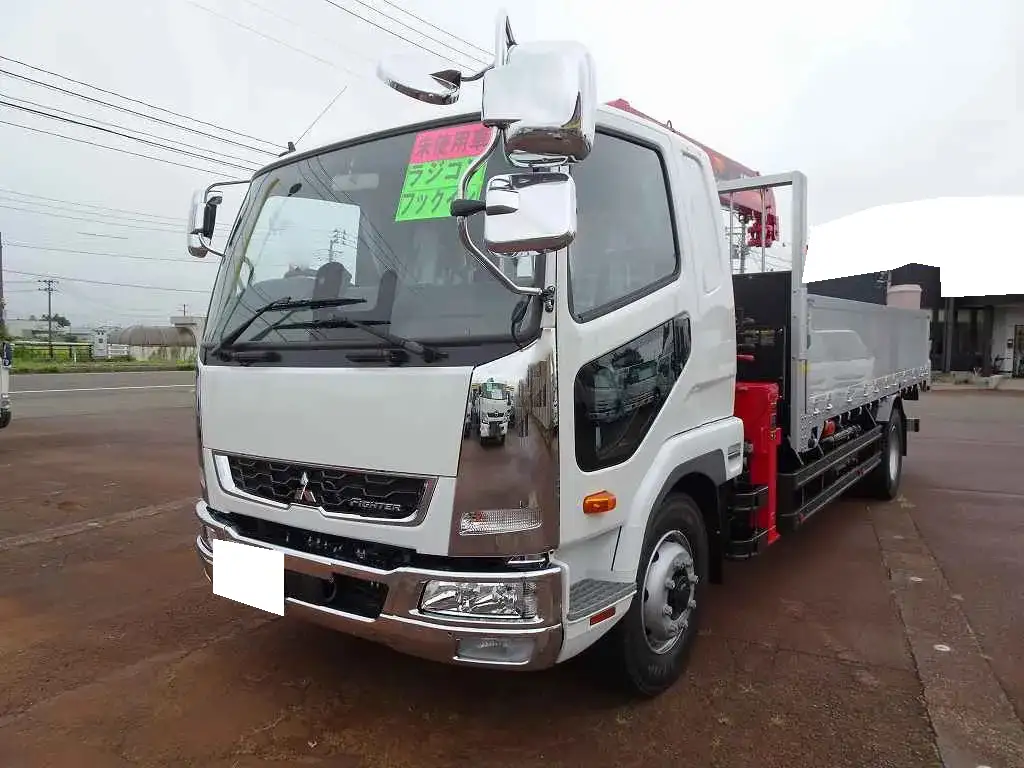 三菱 ファイター 中型/増トン クレーン付 アルミブロック 5段 の中古トラック【車両No.171436】