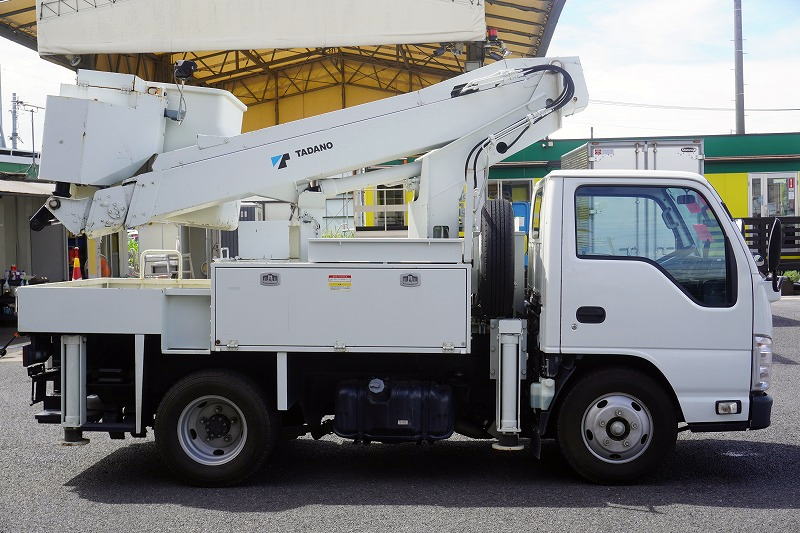 いすゞ エルフ 小型 高所・建柱車 高所作業車 電工仕様｜画像2