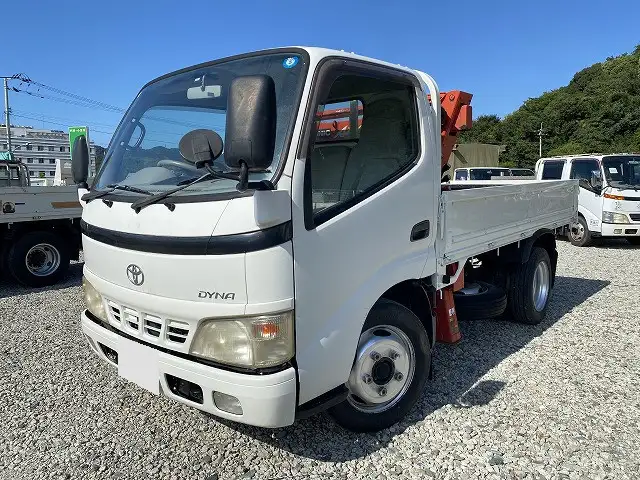 トヨタ ダイナ 小型 クレーン付 横置簡易クレーン 床鉄板 の中古トラック【車両No.171514】