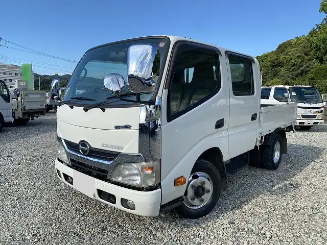 日野 デュトロ 小型 平ボディ Wキャブ TKG-XZU605M の中古トラック【車両No.171513】
