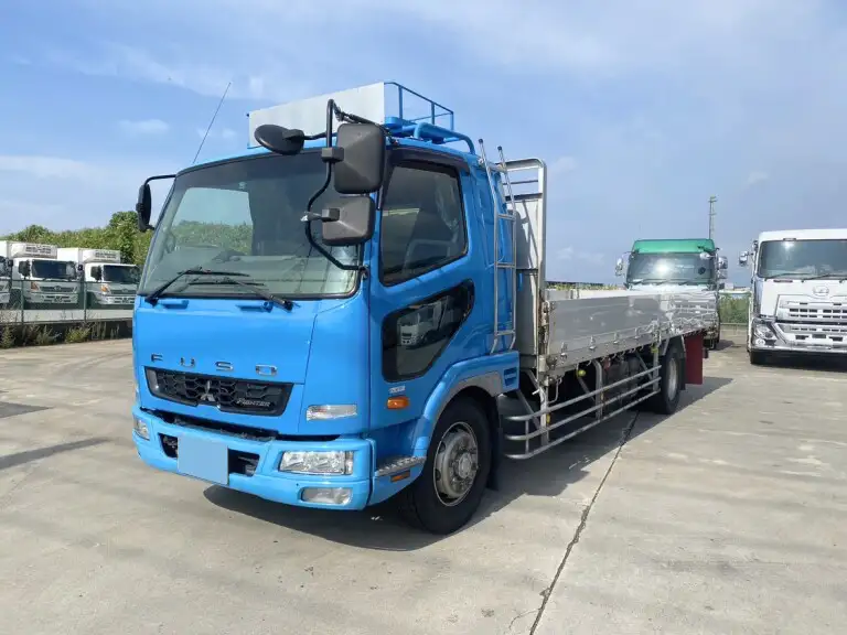 三菱 ファイター 中型/増トン 平ボディ アルミブロック ベッド の中古トラック【車両No.171727】