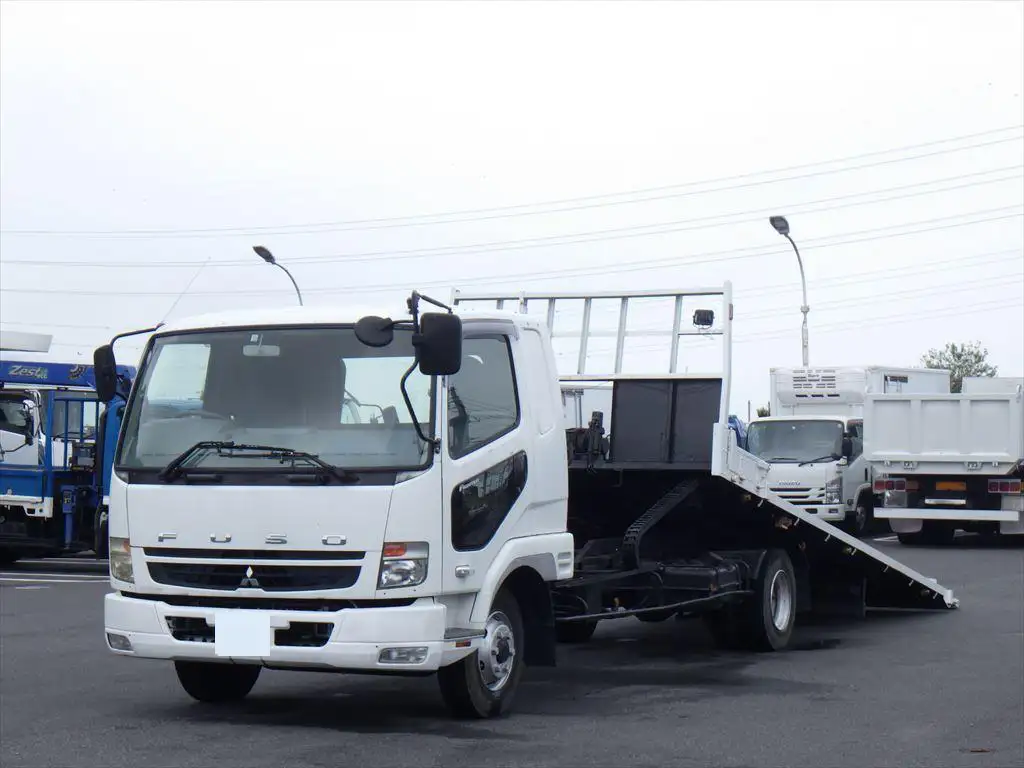 三菱 ファイター 中型/増トン 車両重機運搬 ウインチ ベッド の中古トラック【車両No.171735】