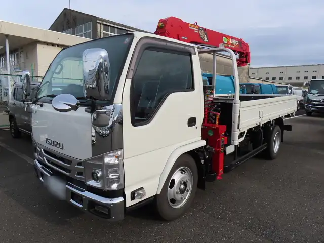 いすゞ エルフ 小型 クレーン付 4段 ラジコン の中古トラック【車両No.171137】