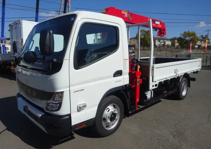 三菱 キャンター 小型 クレーン付 4段 ラジコン の中古トラック【車両No.171630】