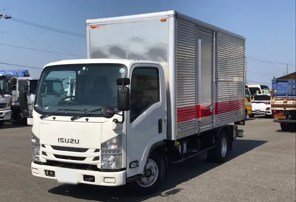 いすゞ エルフ 小型 アルミバン パワーゲート サイドドア の中古トラック【車両No.171977】
