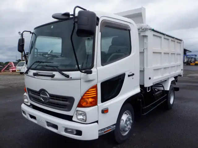 日野 レンジャー 中型/増トン ダンプ 土砂禁 天蓋付き の中古トラック【車両No.172077】