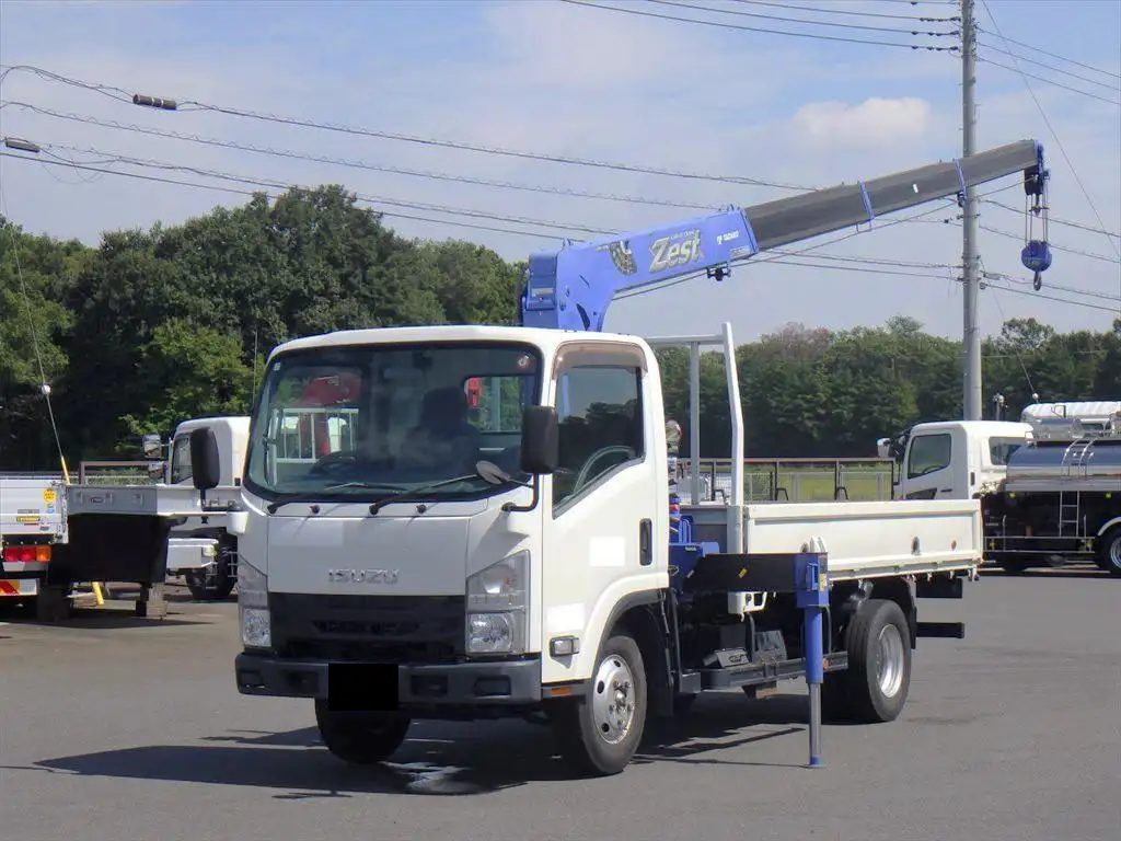 いすゞ エルフ 小型 クレーン付 4段 ラジコン の中古トラック【車両No.172255】