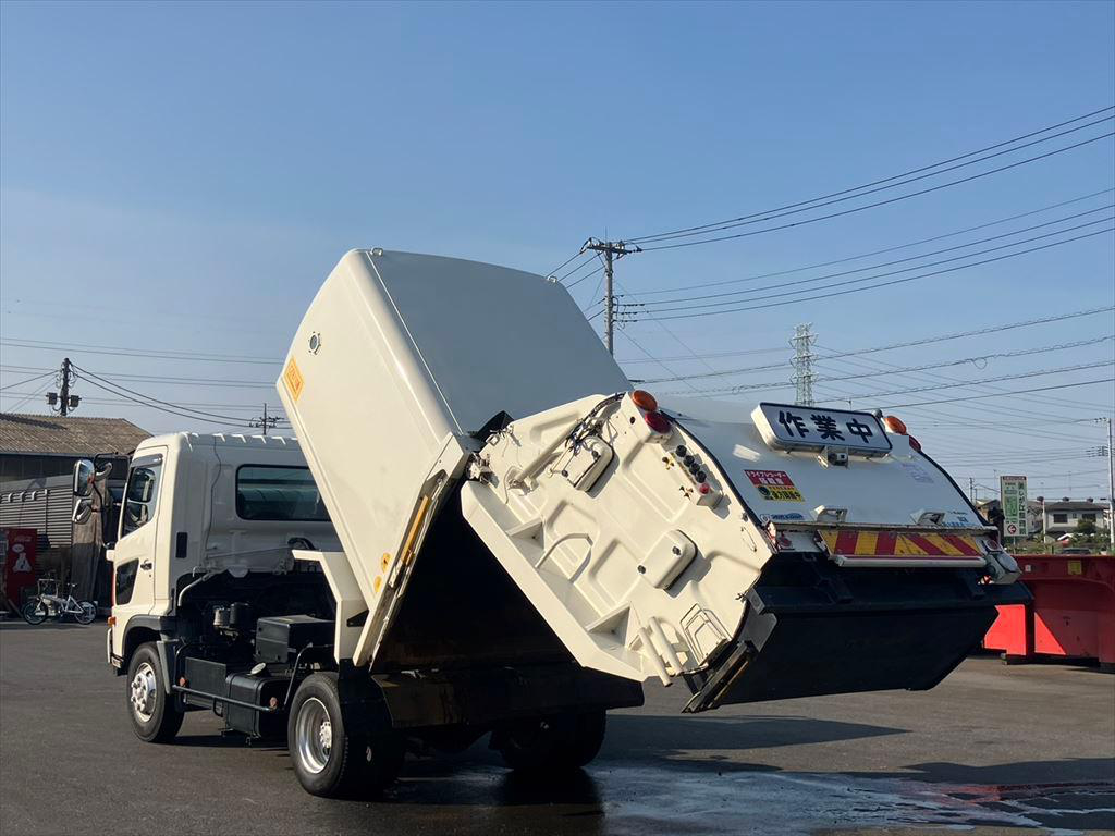 日野 レンジャー 中型/増トン パッカー車(塵芥車) 巻き込み式 回転ダンプ式の中古トラック画像5