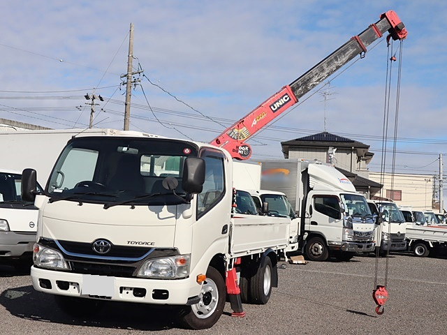 トヨタ トヨエース 小型 クレーン付き(ユニック) 横置簡易クレーン 4段の中古トラック画像4