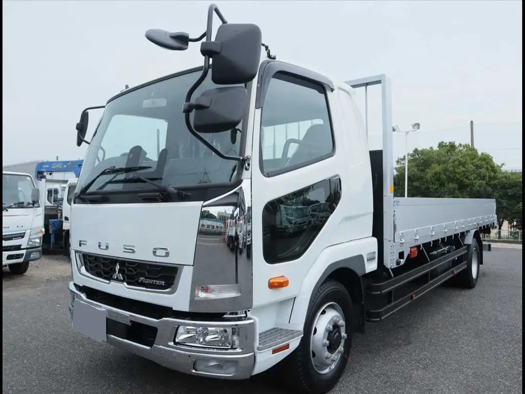 三菱 ファイター 中型/増トン 平ボディ アルミブロック ベッド の中古トラック【車両No.172167】