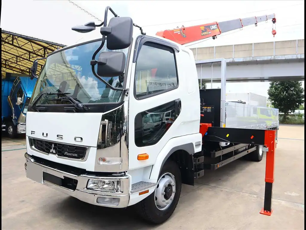 三菱 ファイター 中型/増トン クレーン付 アルミブロック 5段 の中古トラック【車両No.171698】