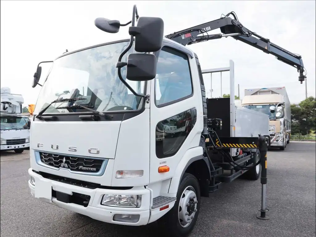 三菱 ファイター 中型/増トン クレーン付 ヒアブ 床鉄板 の中古トラック【車両No.171450】