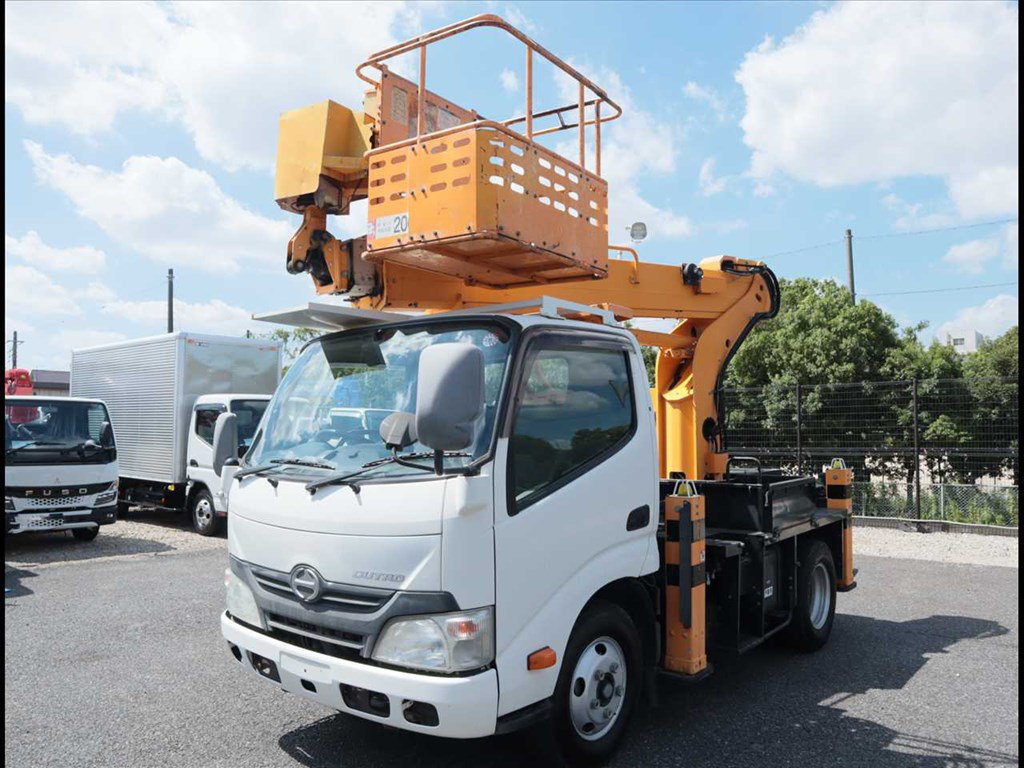 日野 デュトロ 小型 高所・建柱車 高所作業車 TKG-XZU600E｜画像1