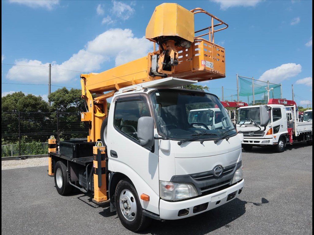 日野 デュトロ 小型 高所・建柱車 高所作業車 TKG-XZU600Eの中古トラック画像2