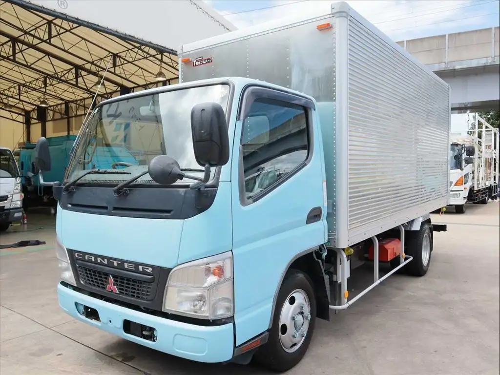 三菱 キャンター 小型 アルミバン 床鉄板 シャッター式 の中古トラック【車両No.172161】