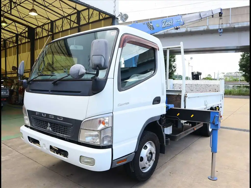 三菱 キャンター 小型 クレーン付 パワーゲート 4段 の中古トラック【車両No.171692】