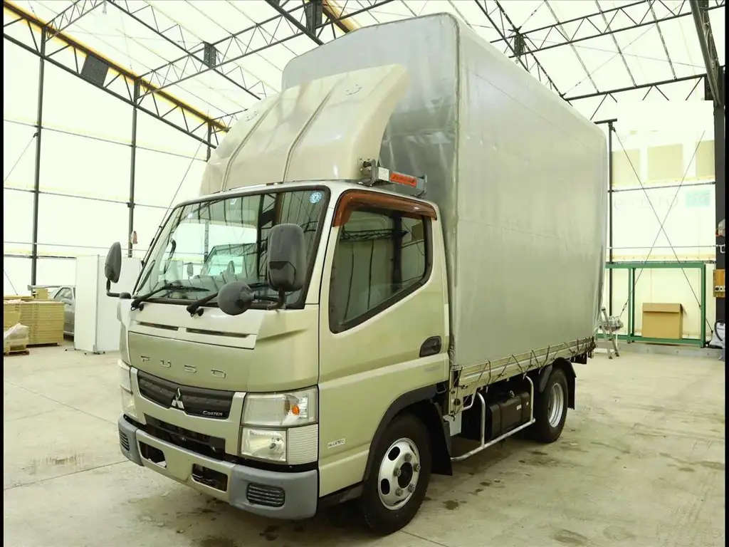 三菱 キャンター 小型 平ボディ 幌 SKG-FDA00 の中古トラック【車両No.171687】