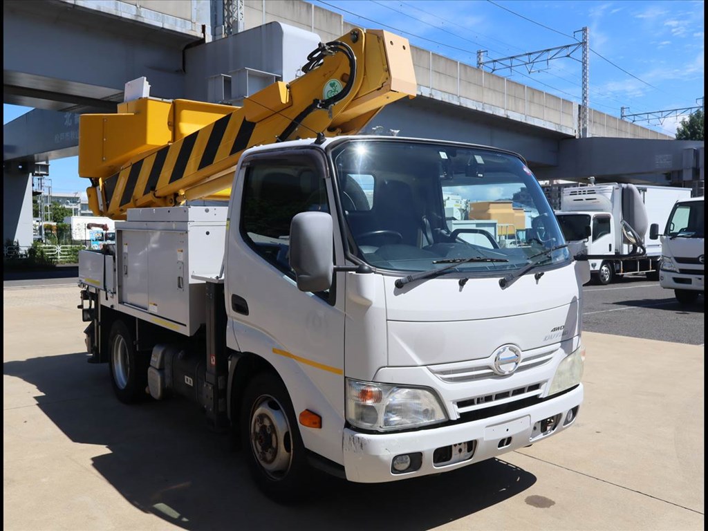 日野 デュトロ 小型 高所・建柱車 高所作業車 電工仕様の中古トラック画像2