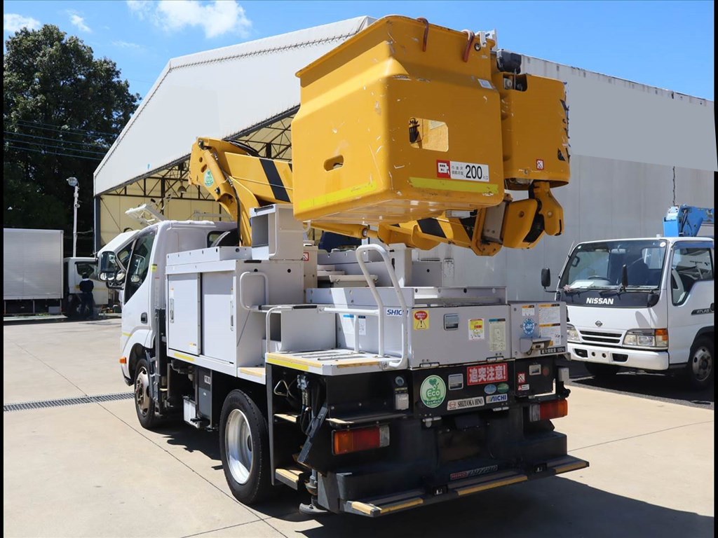 日野 デュトロ 小型 高所・建柱車 高所作業車 電工仕様の中古トラック画像4