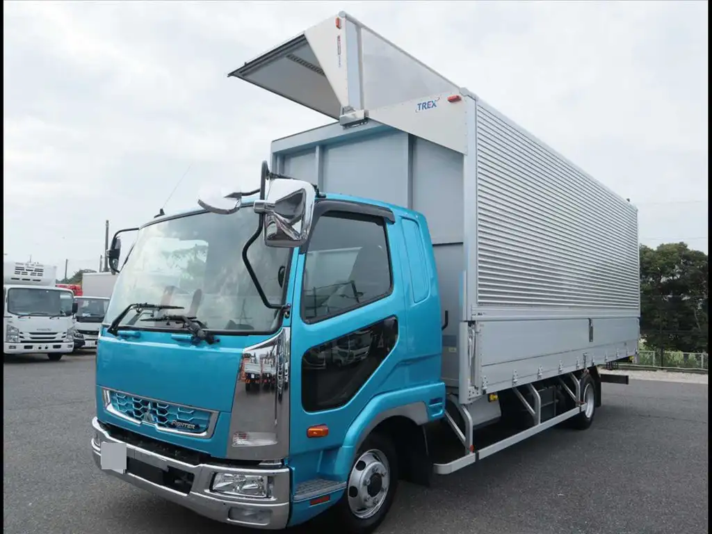 三菱 ファイター 中型/増トン ウイング ベッド 2KG-FK62F の中古トラック【車両No.171467】