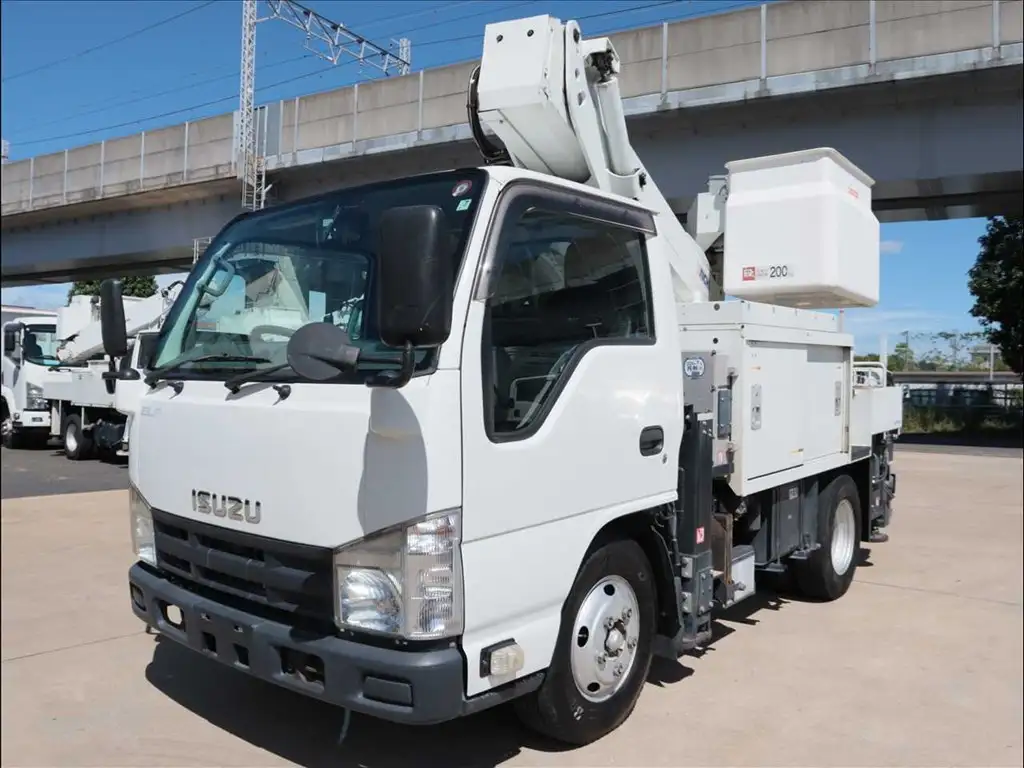 いすゞ エルフ 小型 高所・建柱車 高所作業車 電工仕様 の中古トラック【車両No.172159】