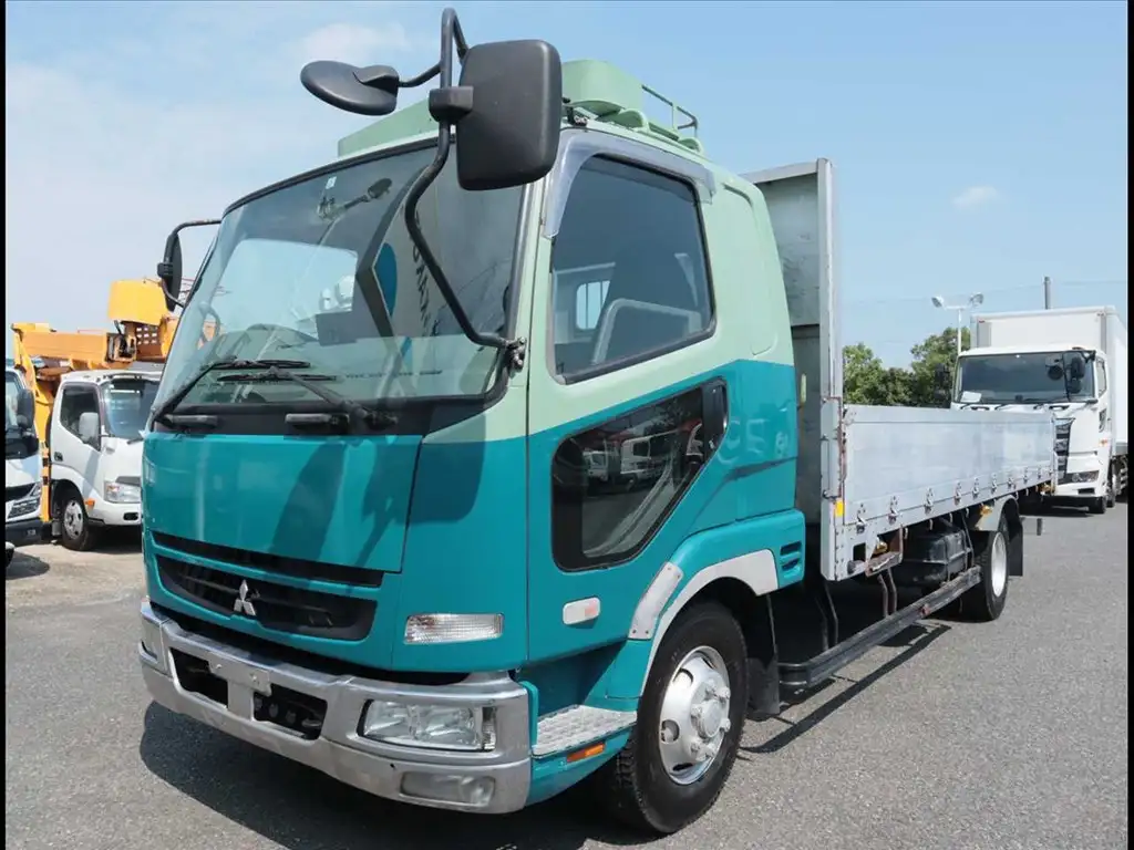 三菱 ファイター 中型/増トン 平ボディ 床鉄板 アルミブロック の中古トラック【車両No.171452】