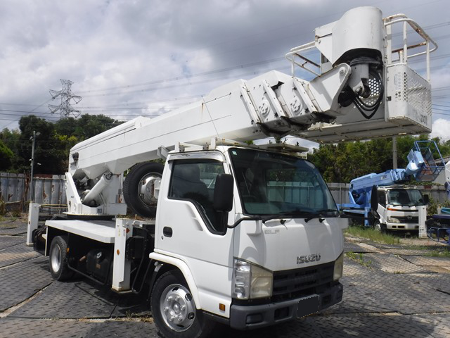 いすゞ エルフ 小型 高所・建柱車 高所作業車 PDG-NKR85YNの中古トラック画像2