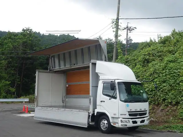 三菱 ファイター 中型/増トン ウイング パワーゲート 床鉄板 の中古トラック【車両No.172464】